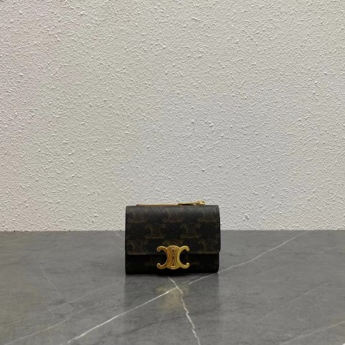 셀린느 트리옹프 동전 컴팩트 지갑