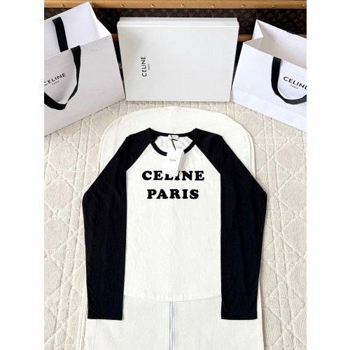 셀린느 프린트 롱슬리브