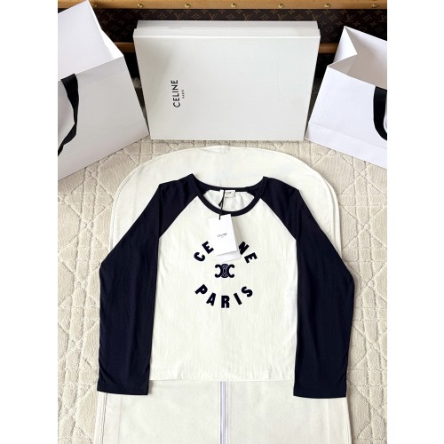 셀린느 프린트 롱슬리브