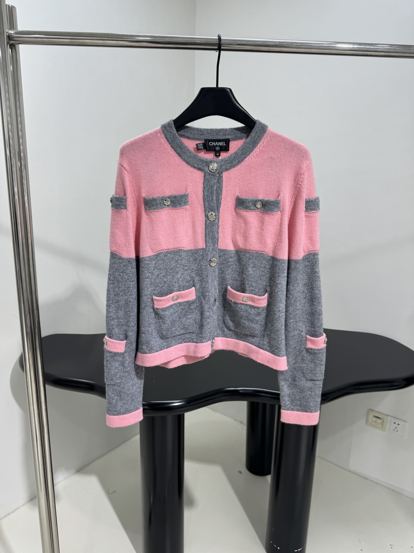 샤넬 캐시미어 울 가디건