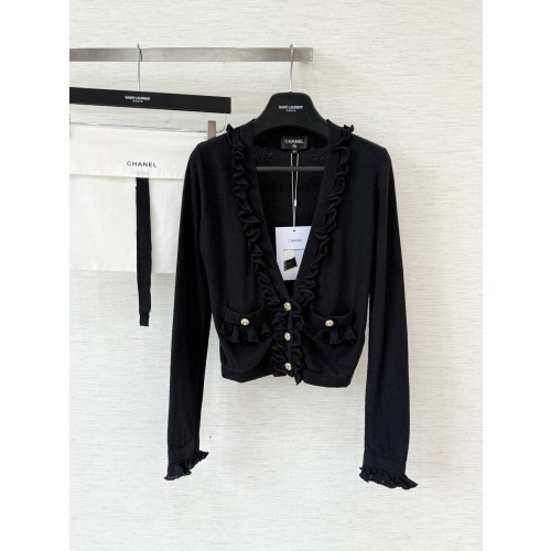 샤넬 25ss 블랙 가디건
