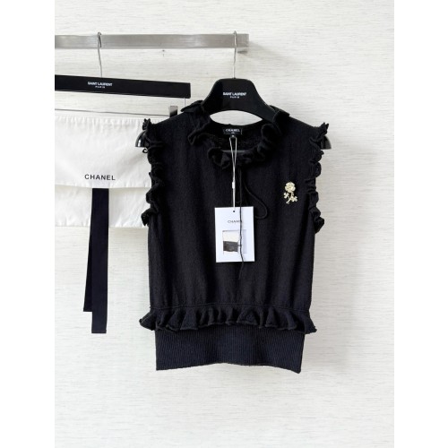 샤넬 25ss 플로럴 니트