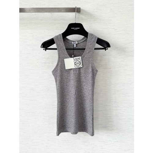 로에베 25ss 로고 라운드넥