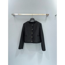 디올 라운드넥 재킷