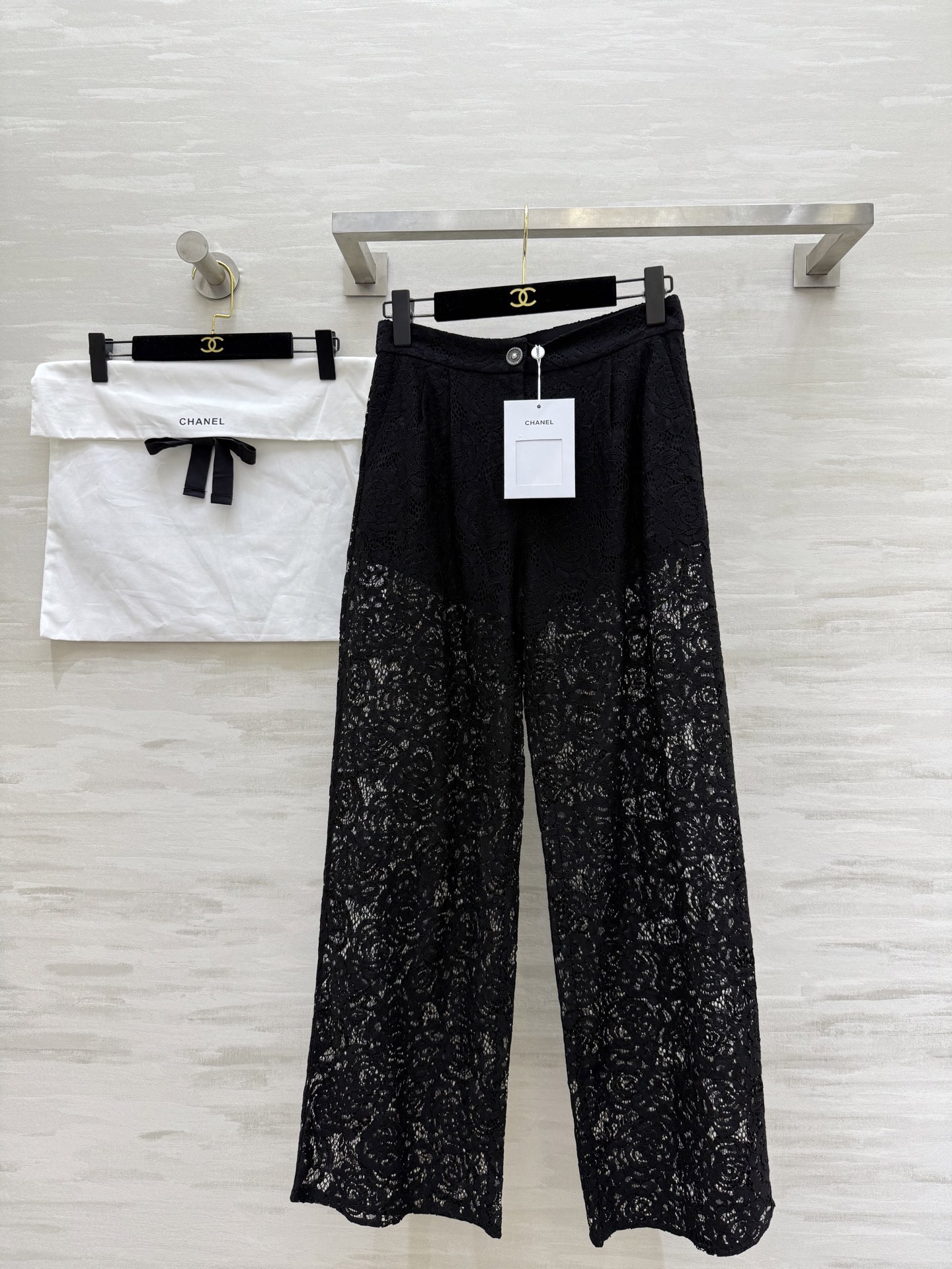 샤넬 25ss 코튼 레이스