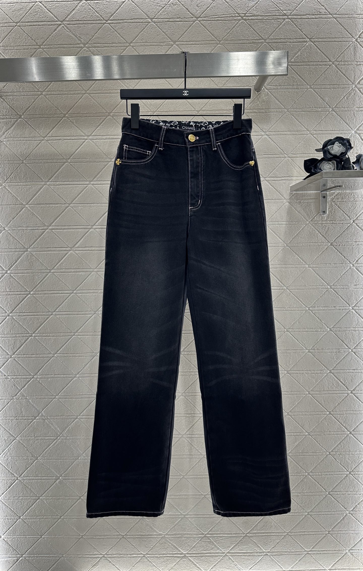 샤넬 데님 팬츠