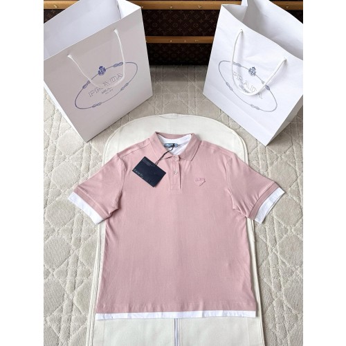 프라다 25fw 로고 반팔티