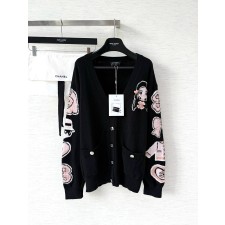 샤넬 25fw 자수 리본 가디건