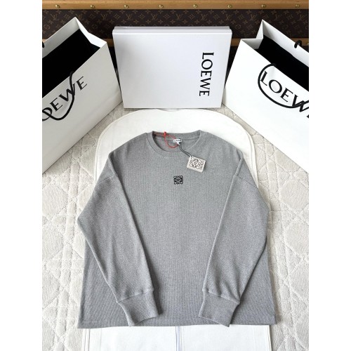로에베 25fw 클래식 자수 로고 니트