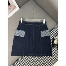 루이비통 25ss 데님 스커트