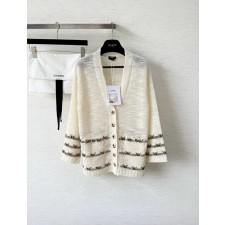샤넬 스레드 니트 가디건