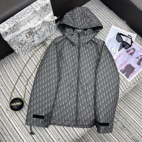 디올 오블리크 방수 후드 자켓