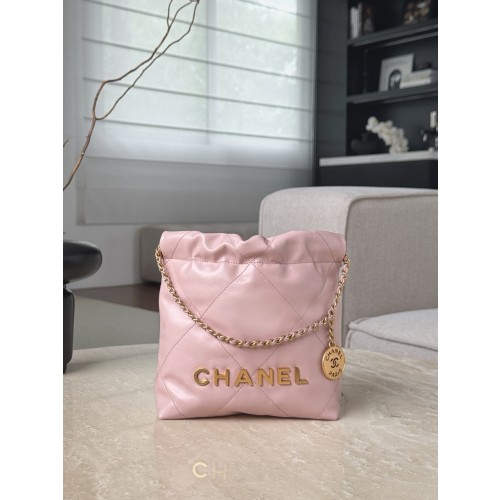 샤넬 22백 미니 핫핑크 금장 [정품급]