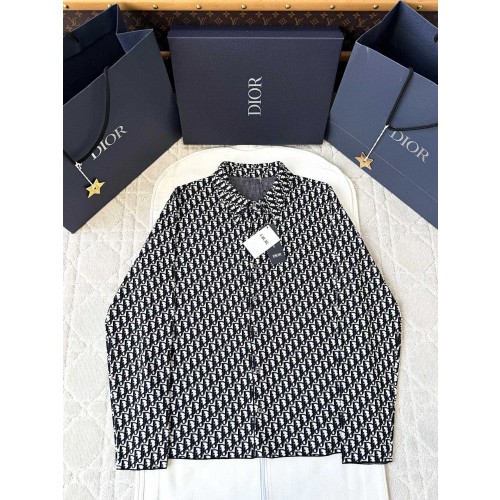 디올 오블리크 니트 셔츠