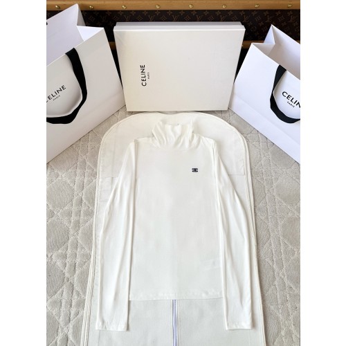 셀린느 하이넥 긴팔 티셔츠