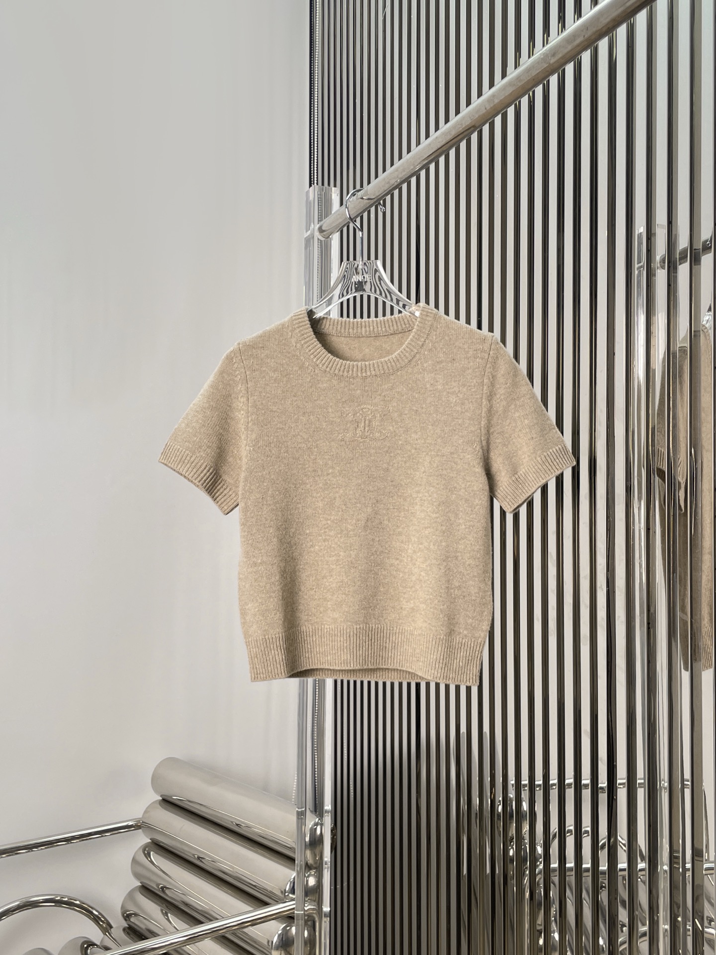 셀린느 캐시미어 니트 반팔