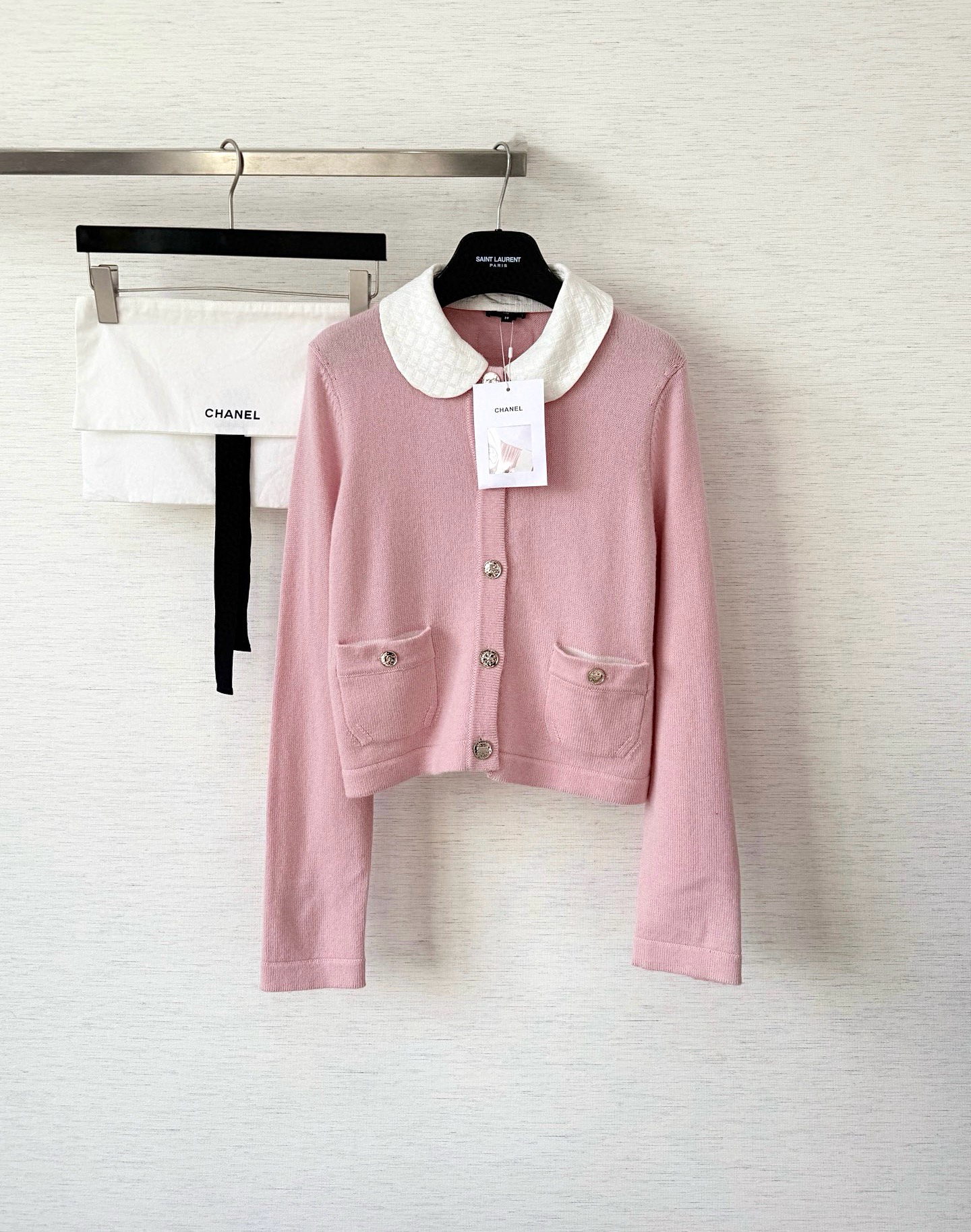 샤넬 캐시미어 니트 가디건