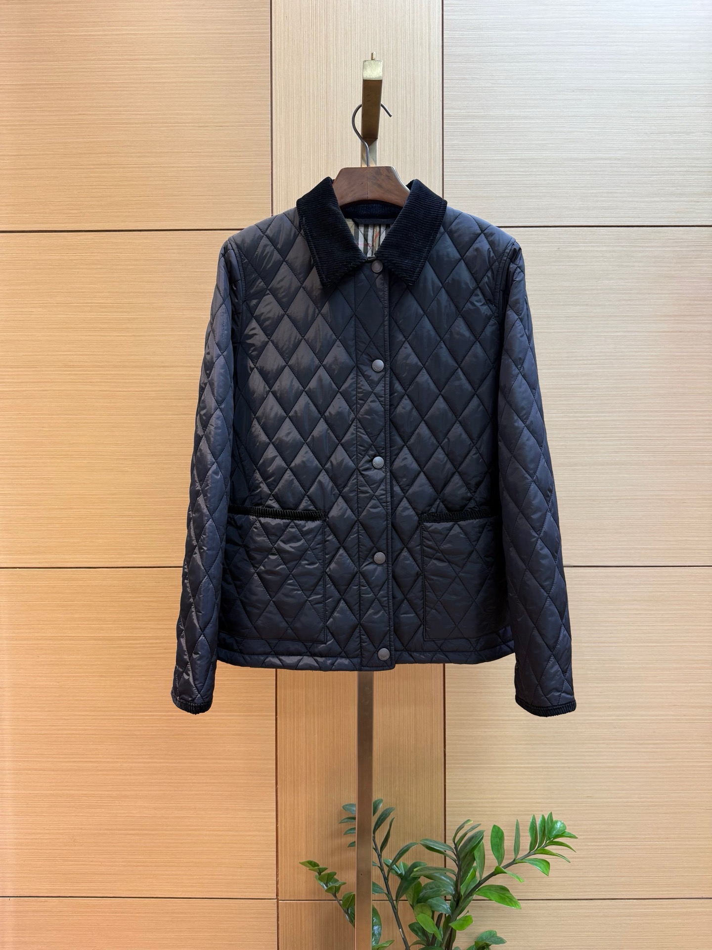 버버리 나일론 퀄팅 자켓