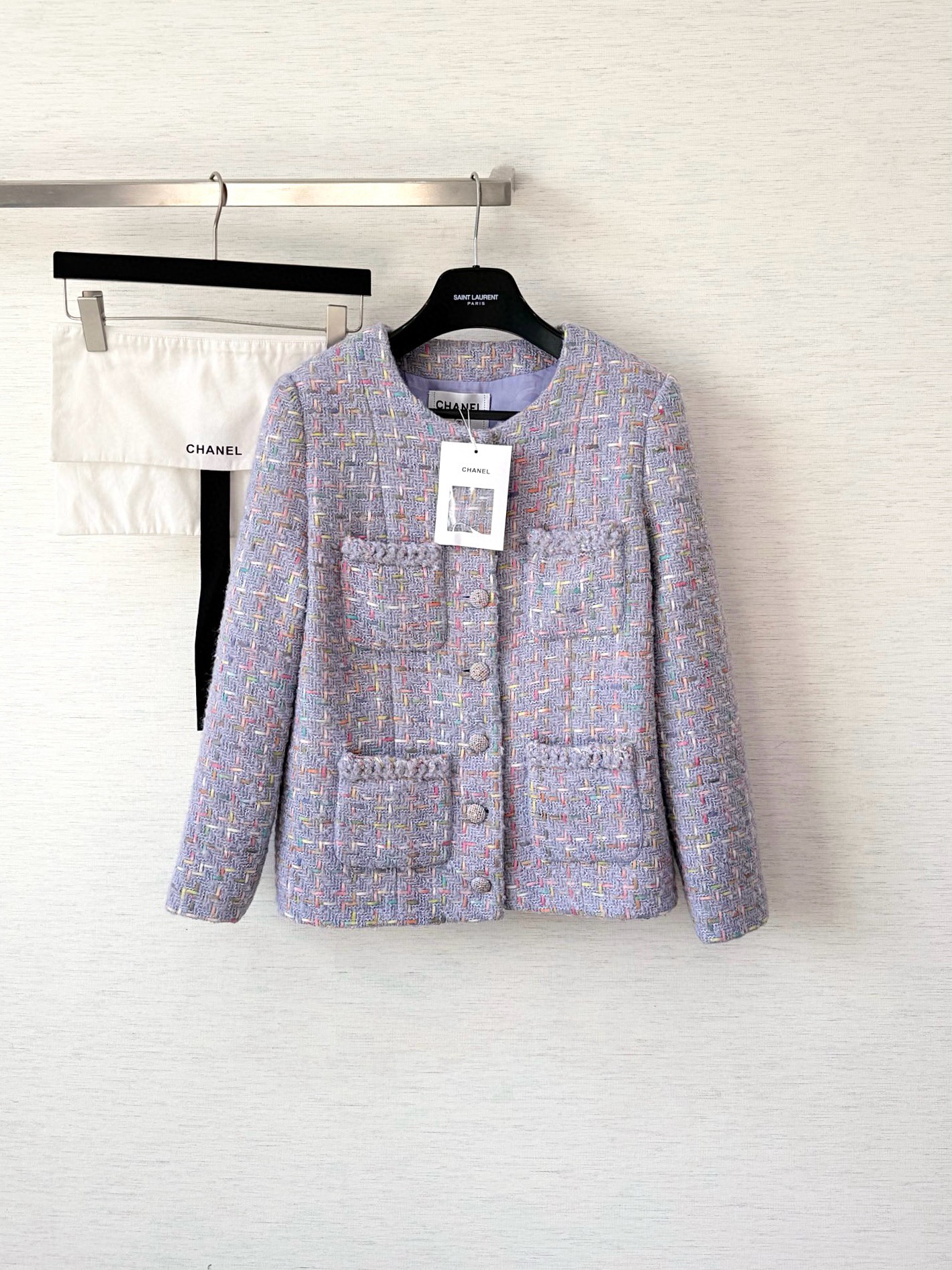 샤넬 트위드 자켓