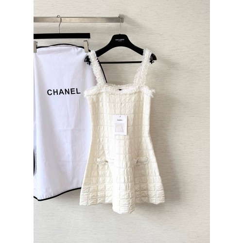 샤넬 슬리브리스 드레스