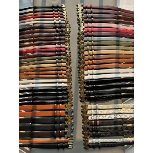 셀린느 여성용 벨트 (1.3cm , 1.8cm)