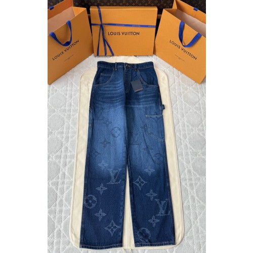 루이비통 데님 팬츠