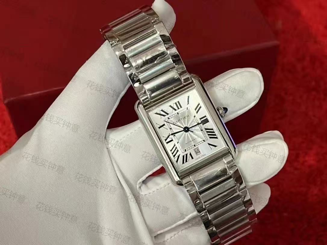 까르띠에 탱크 머스트 스틸 엑스트라