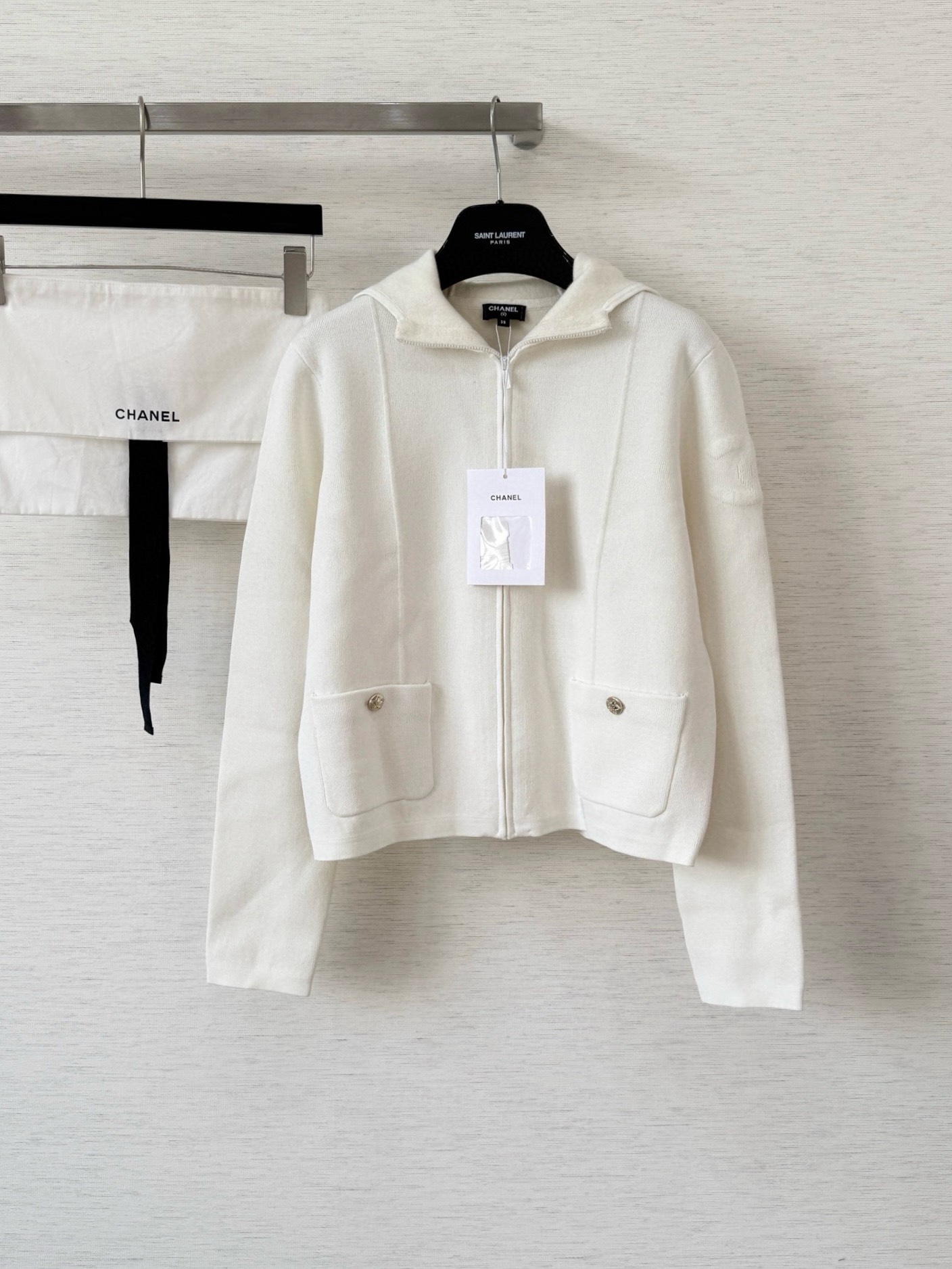 샤넬 코코 네쥬 후드 집업