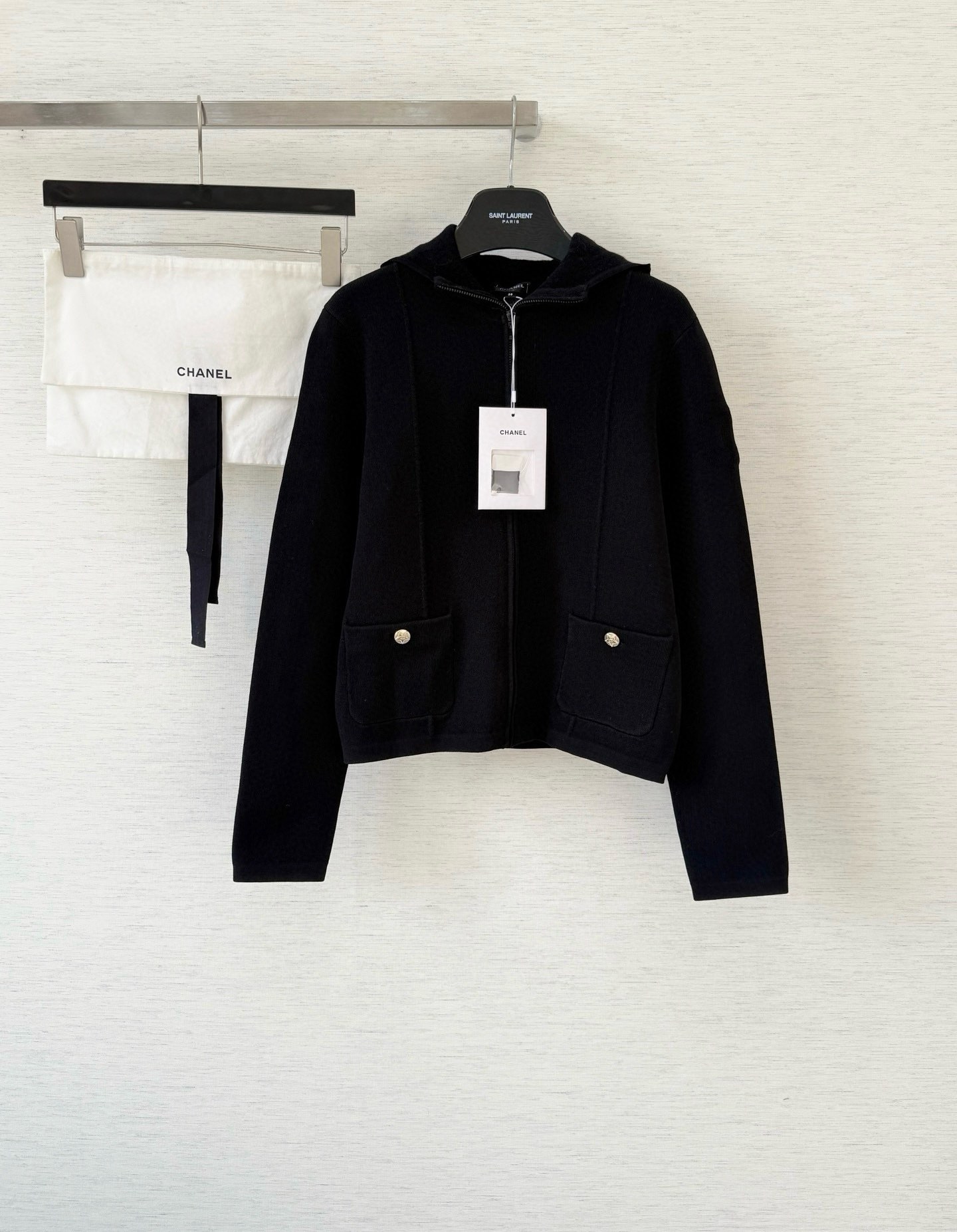 샤넬 코코 네쥬 후드 집업