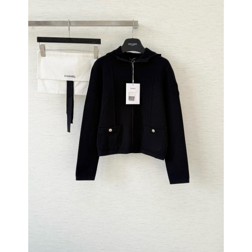 샤넬 코코 네쥬 후드 집업