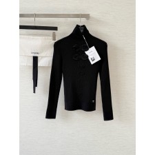 샤넬 리본 터틀넥 스웨터