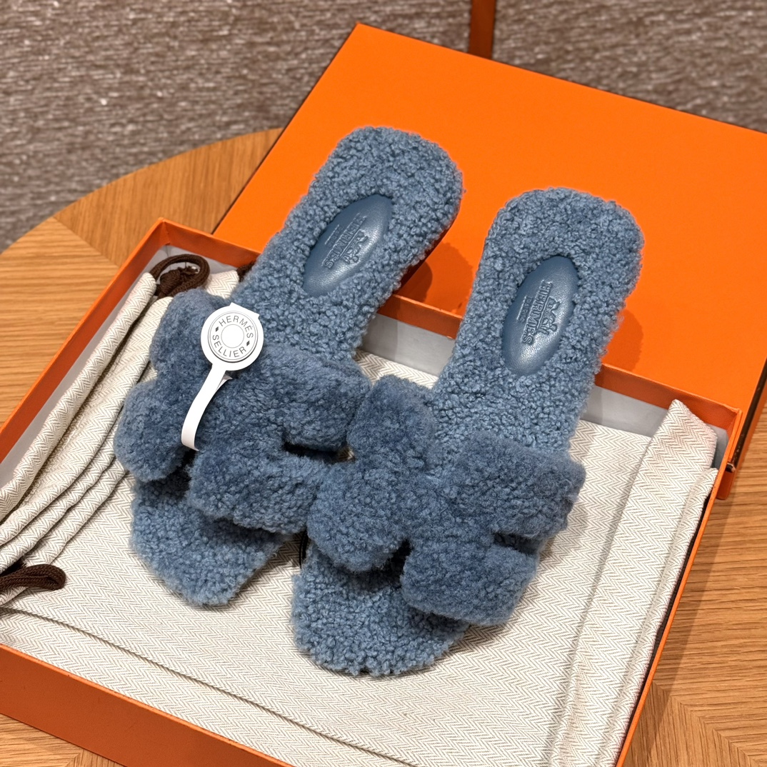 에르메스 시어링 울스킨 오란 [정품급]