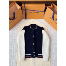 루이비통 엠보싱 니트 자켓