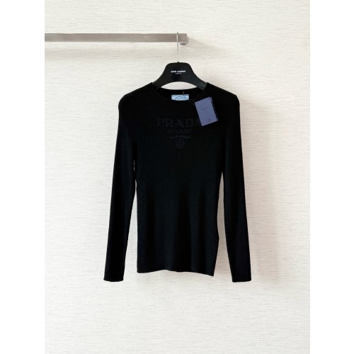 프라다 긴팔 니트 탑