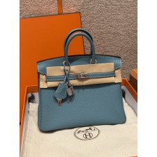 에르메스 버킨백 25 토고 은장 컬러: 75/Bleu jean