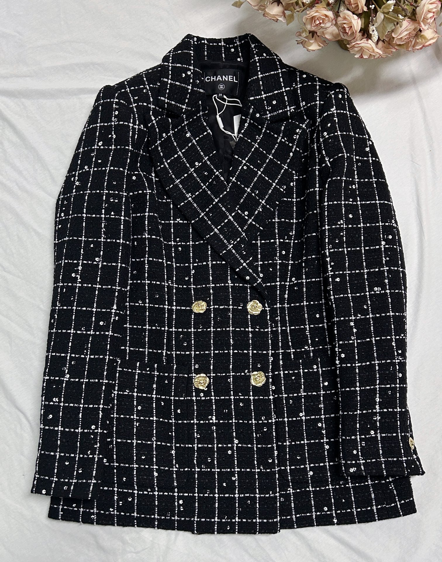 샤넬 트위드 자켓