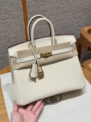 에르메스 버킨백 25 토고 금장 컬러: i2/nata