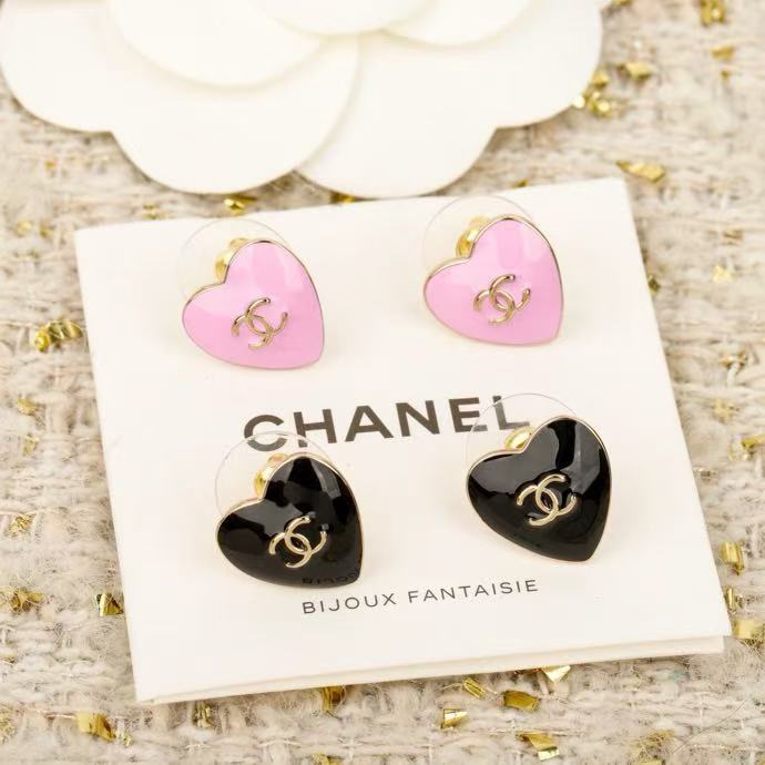 샤넬 25C 하트 이어링
