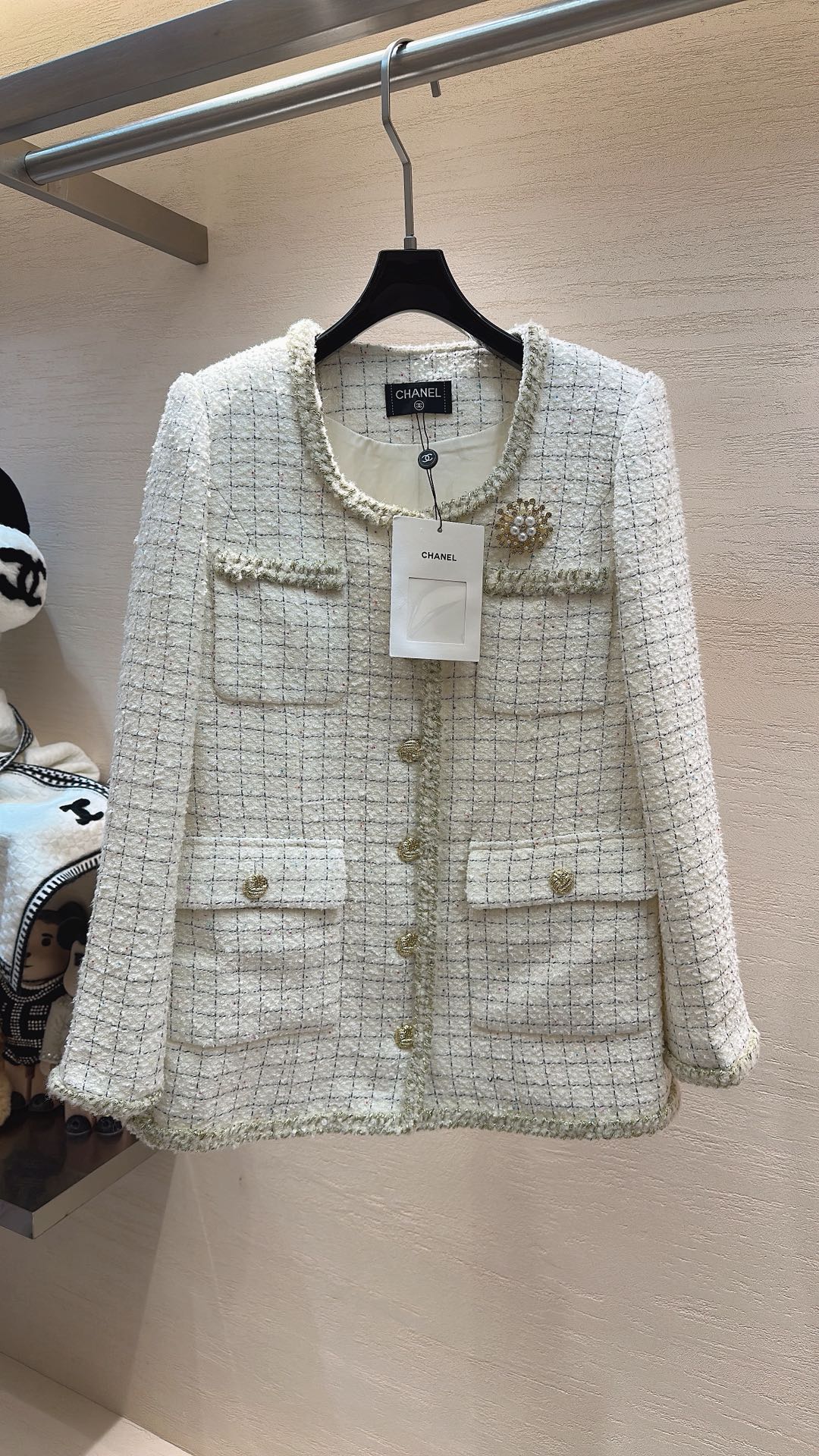 샤넬 트위드 자켓