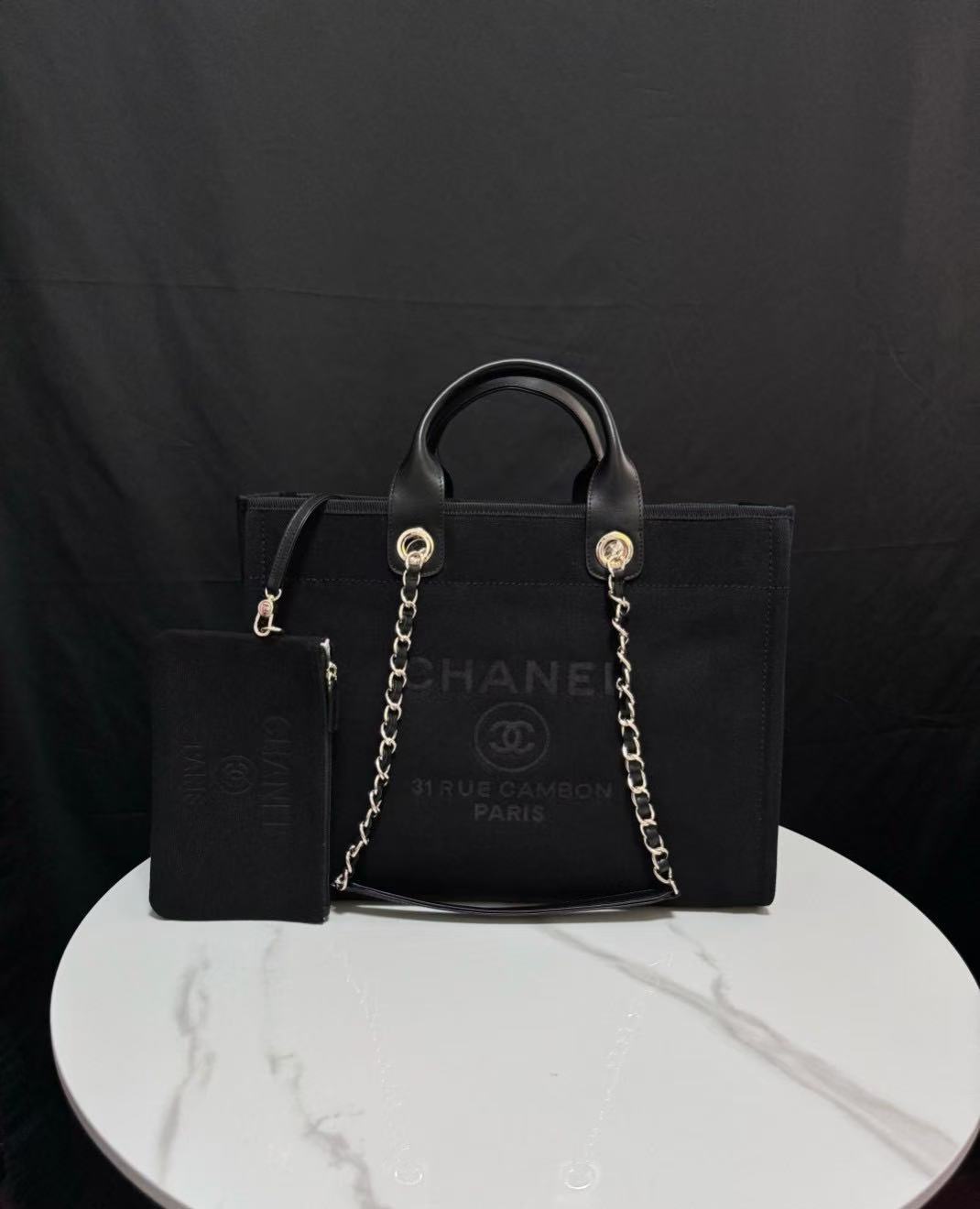 샤넬 도빌백 라지