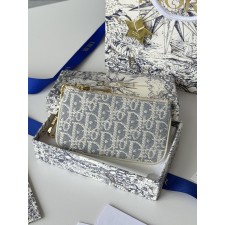 디올 트래블 미르테 지퍼 열쇠 케이스