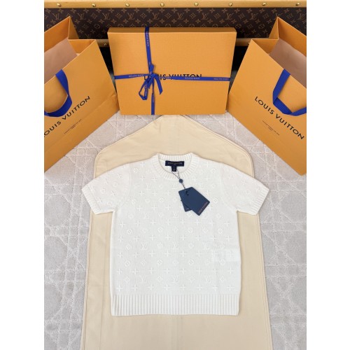 루이비통 니트 반팔티