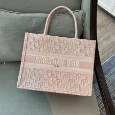 디올 북토트백 미디움 오블리크 로즈드방