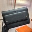 Prada 2020 Leather Mens Clutch Bag ,30CM - 프라다 2020 레더 남성용 클러치백 2VF018-1, 30CM,블랙,네이비