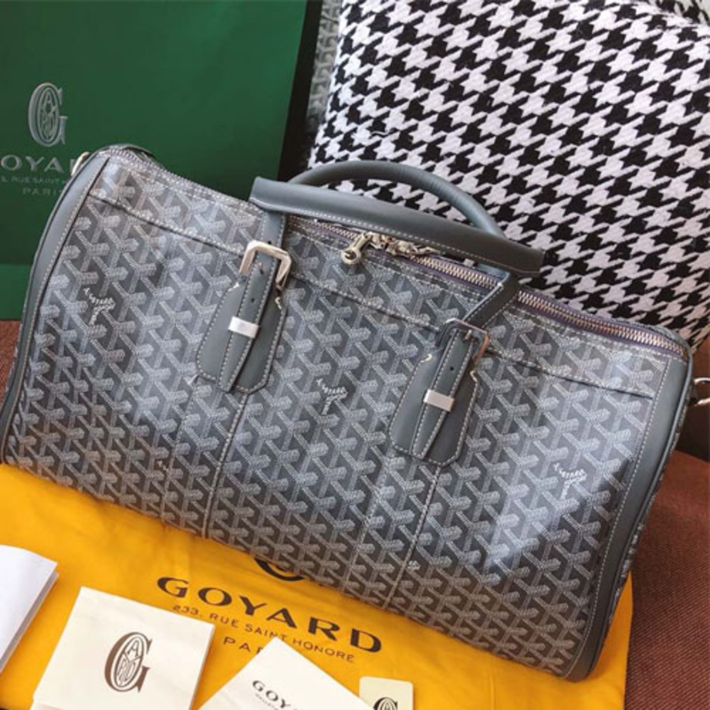 고야드 크로아지에르 보스턴백 그레이 45cm