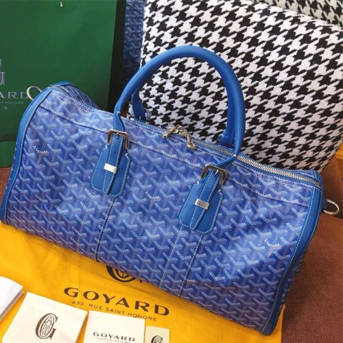 고야드 크로아지에르 보스턴백 스카이 블루 45cm