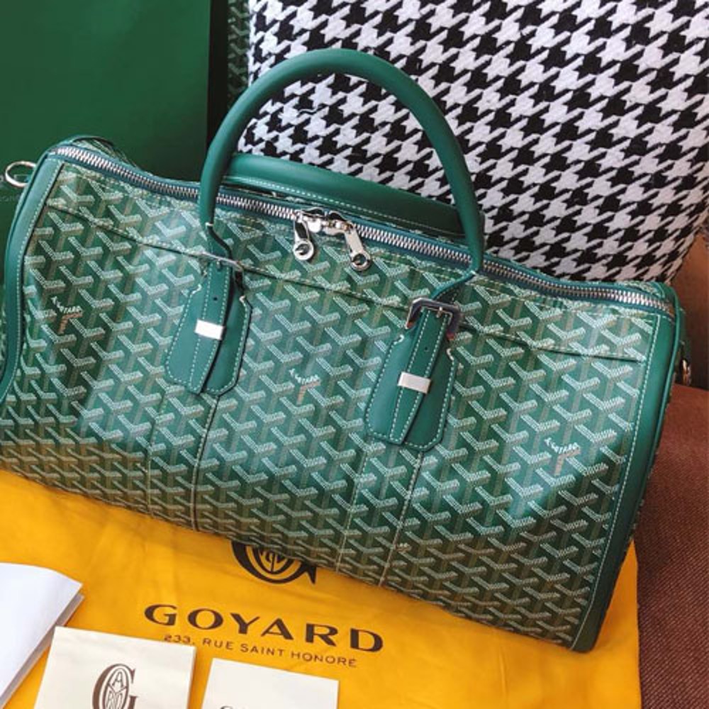 고야드 크로아지에르 보스턴백 그린 45cm