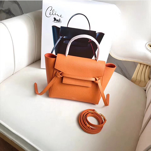 [eCELINE]셀린느 벨트백 나노 20cm 오렌지