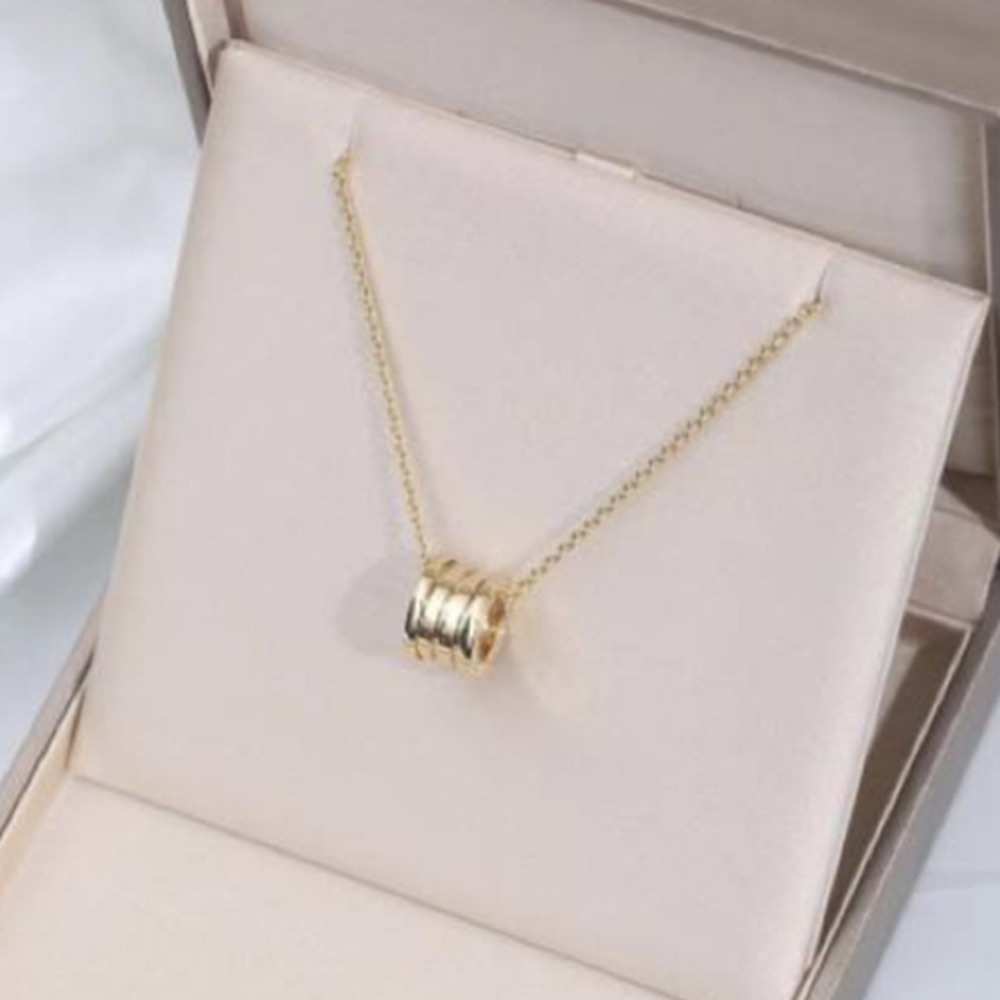 불가리 비제로원 목걸이 1.5cm (기본) 로즈골드