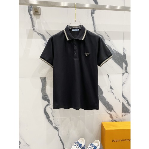 PRADA 프라다 밀라노 자수 로고 카라티